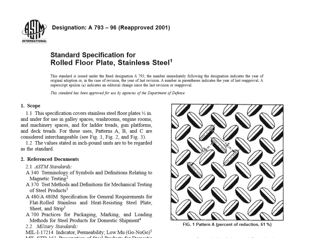 Astm A 793 – 96 (Reapproved 2001) pdf free download