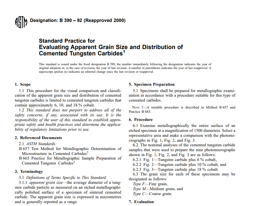 Astm B 390 – 92 (Reapproved 2000) pdf free download - All Precious Civil  Standards