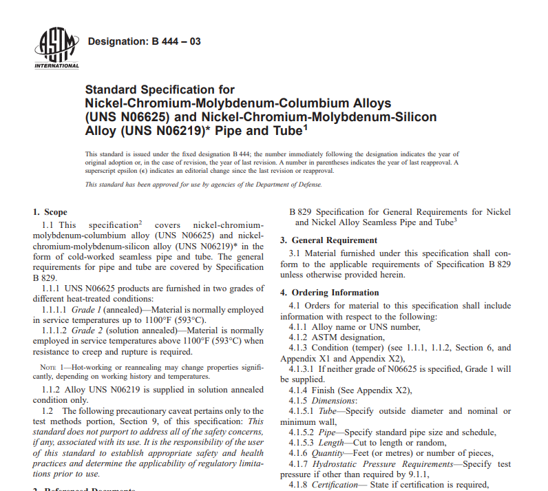 Astm B 444 – 03 pdf free download