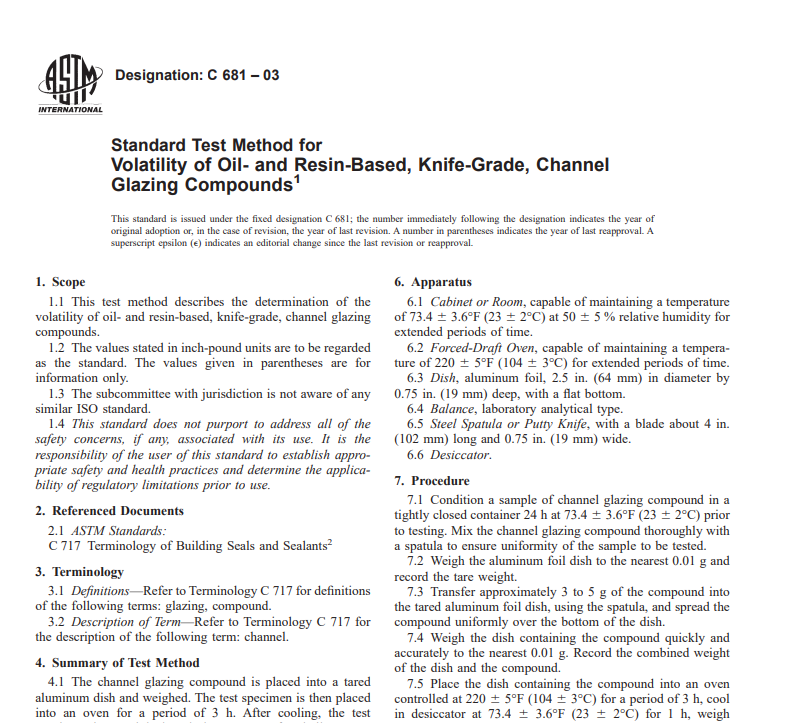 Astm C 681 – 03 pdf free download