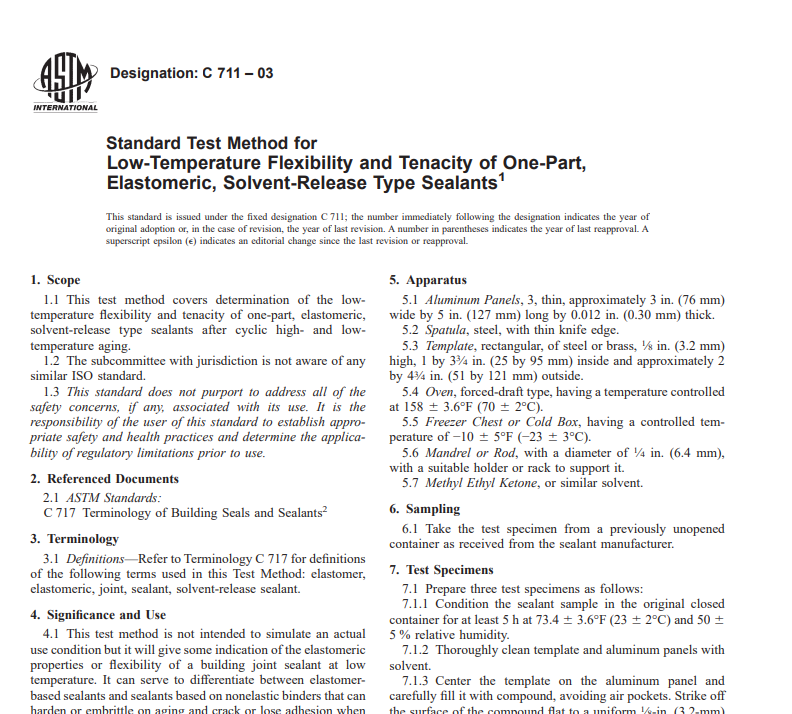 Astm C 711 – 03 pdf free download