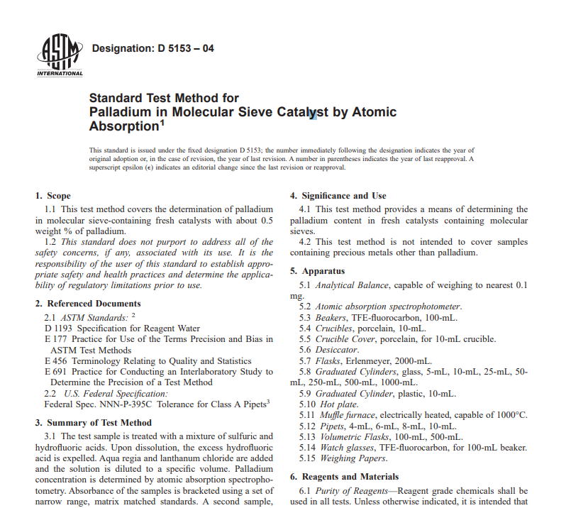 Astm D 5153 – 04 pdf free download