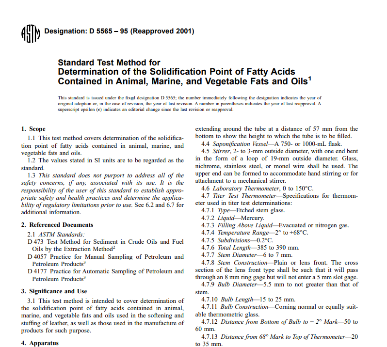 Astm D 5565 – 95 (Reapproved 2001) pdf free download
