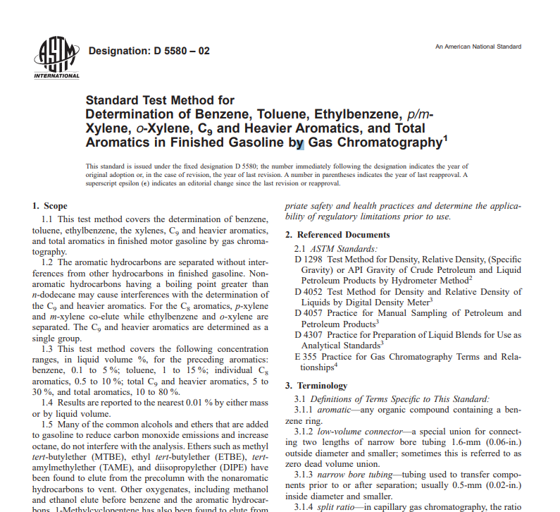 Astm D 5580 – 02 pdf free download