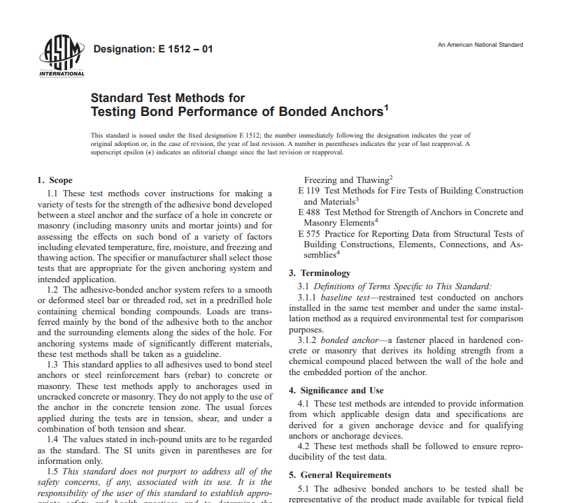 Astm E 1512 – 01 pdf free download