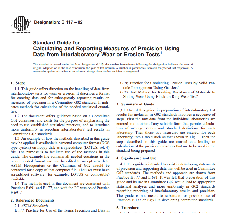 Astm G 117 – 02 pdf free download